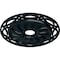 Ekena Millwork Loera Ceiling Medallion (Fits Canopies up to 6 1/4"), 26 5/8"OD x 4 1/2"ID x 1 3/8"P, Night Shade CM26LONSF - alternate 3